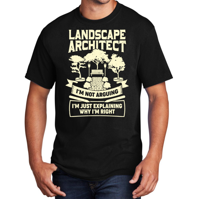 Funny Landscape Architect Job Designer Gift Gift Basic T-shirt | Artistshot