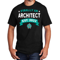 Architect Graduate Est 2022 Architecture 80s Basic T-shirt | Artistshot