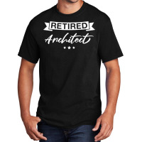 Retired Architect Retro Architects Retirement Basic T-shirt | Artistshot