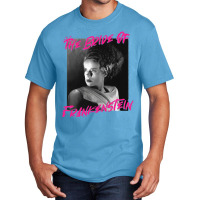 Universal Monsters The Bride Of Frankenstein Paint Splatter Basic T-shirt | Artistshot