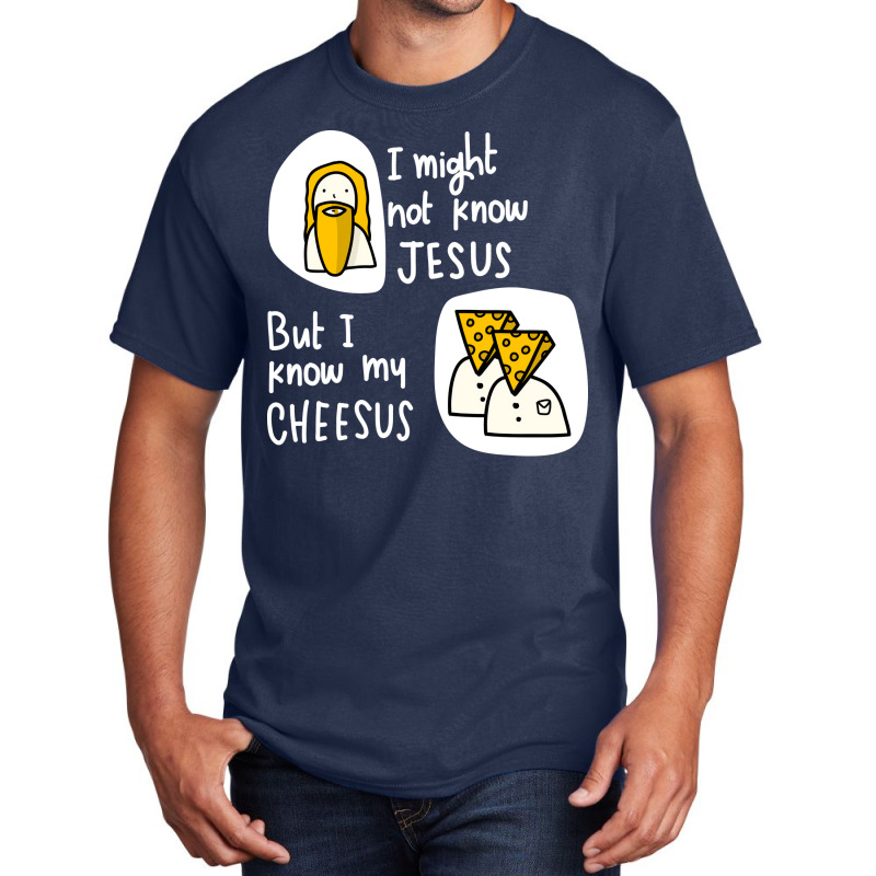 Jeesus Vs Cheeses In White Summer Basic T-shirt | Artistshot