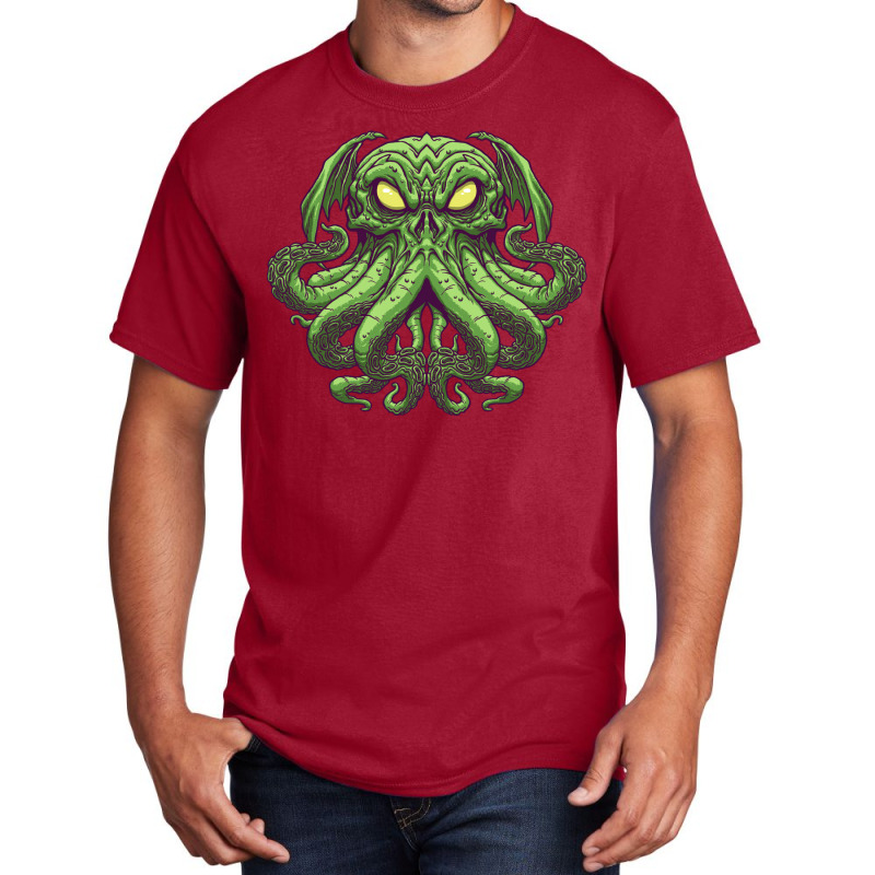 Cthulhu Basic T-shirt by kamposdaroldl | Artistshot