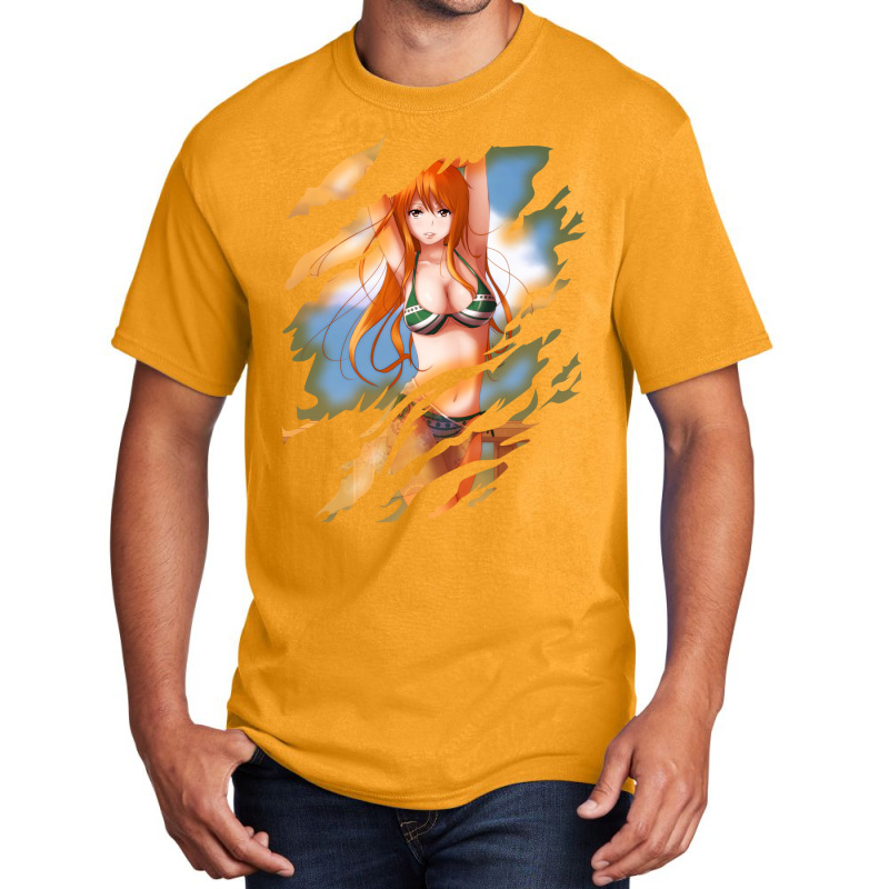 Nami  Scratches Basic T-shirt by deonelarmonyx | Artistshot