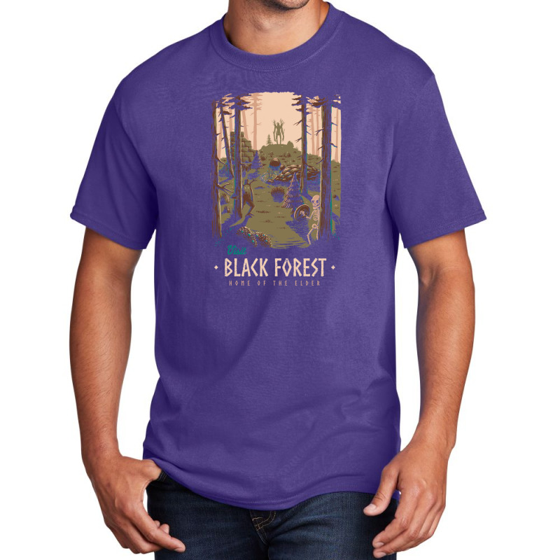 Black Forest Basic T-shirt by TinaCrisp | Artistshot