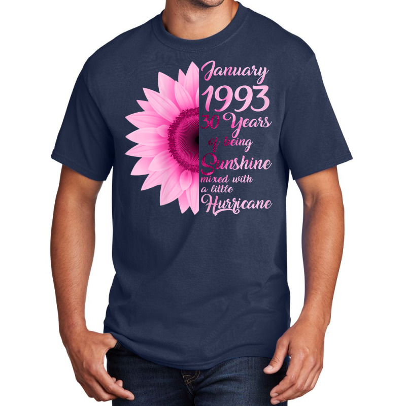 Womens January Girl 1993 Tshirt 30 Years Old 30th Birthday Gift T Shir Basic T-shirt | Artistshot