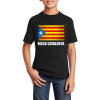 Womens Catalonia Catalunya Catalan Flag Independence V Neck T Shirt Basic Youth T-shirt | Artistshot