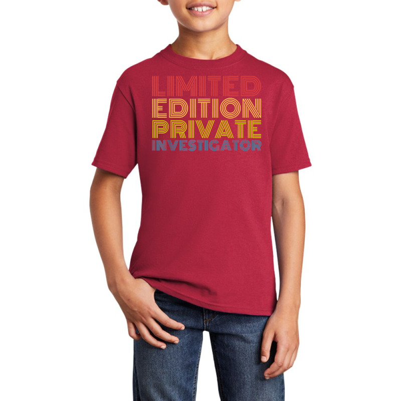 Private Investigator Funny Job Employer Personalized Joke T Shirt Basic Youth T-shirt by hoasantiaz | Artistshot