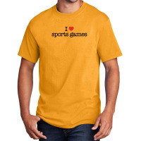 I Love Sports Games (gaming). Basic T-shirt | Artistshot