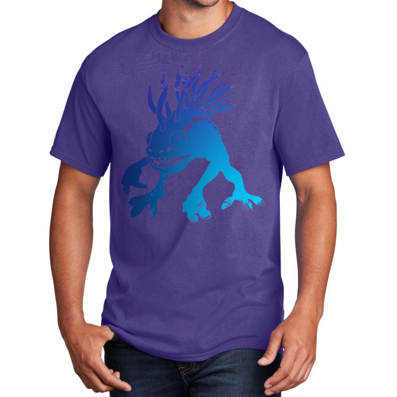 Murloc Blue Water Basic T-shirt by addasgilcax | Artistshot