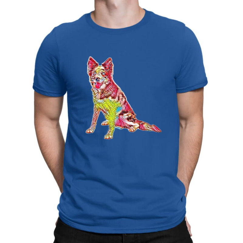 Border Collie Sitting To The T-shirt | Artistshot