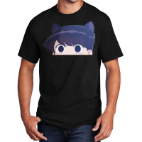 Komi-san Cat Ears Peeker Basic T-shirt | Artistshot