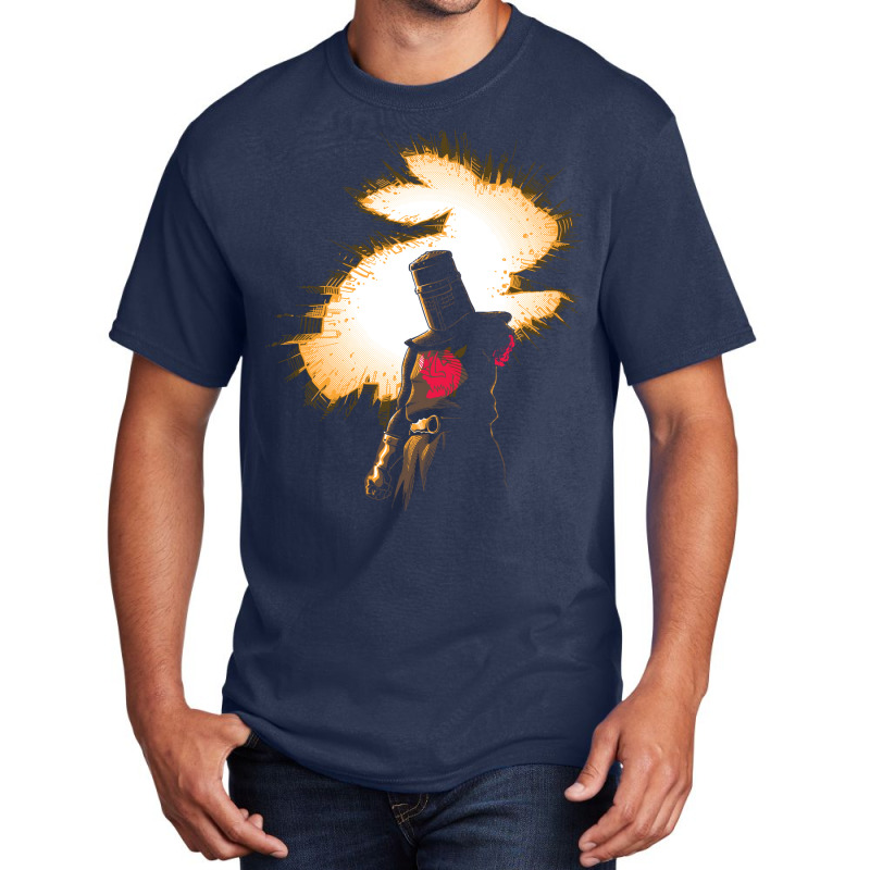 The Black Knight Rises Basic T-shirt | Artistshot