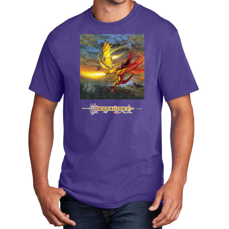 Dragonlance Legend Of Huma Artwork Basic T-shirt by PenelopeSmith | Artistshot