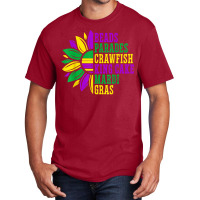 Beads Parades Crawfish King Cake Mardi Gras Celebration T Shirt Basic T-shirt | Artistshot