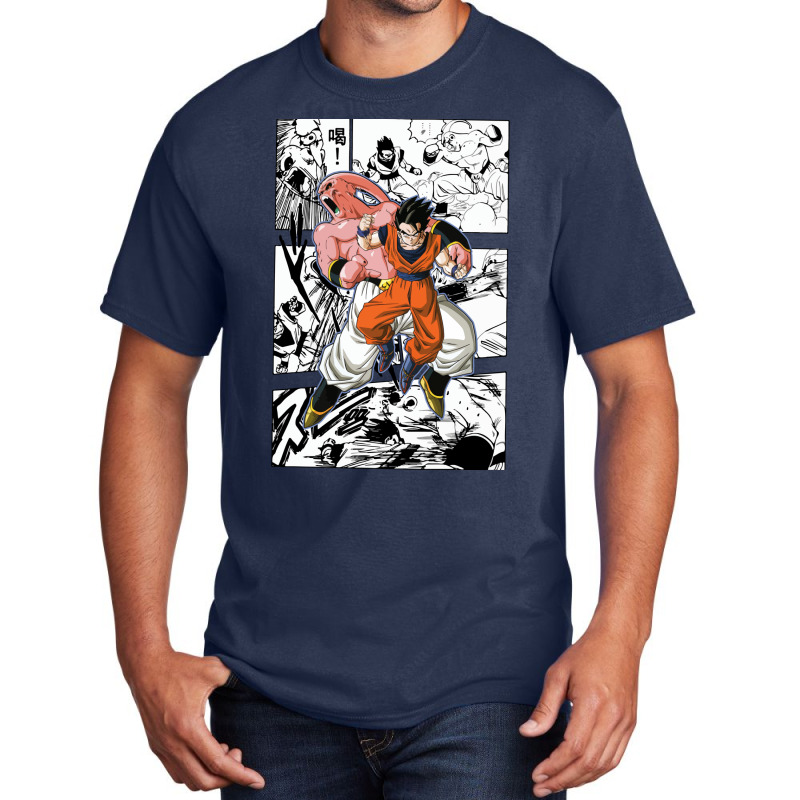 Gohan Vs Majin Bu Basic T-shirt by glealcongerj | Artistshot