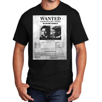 Wanted Fugitive Flyer R Kimble Basic T-shirt | Artistshot