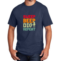 Sweep Beep Dig Repeat Metal Detecting Basic T-shirt | Artistshot