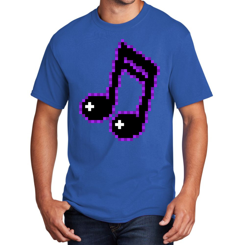 Purp Music Note 1 Basic T-shirt by AngelinoGuron | Artistshot