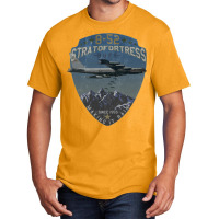 B 52 Stratofortress  Making It Rain Since 1955 Vintage Design Basic T-shirt | Artistshot