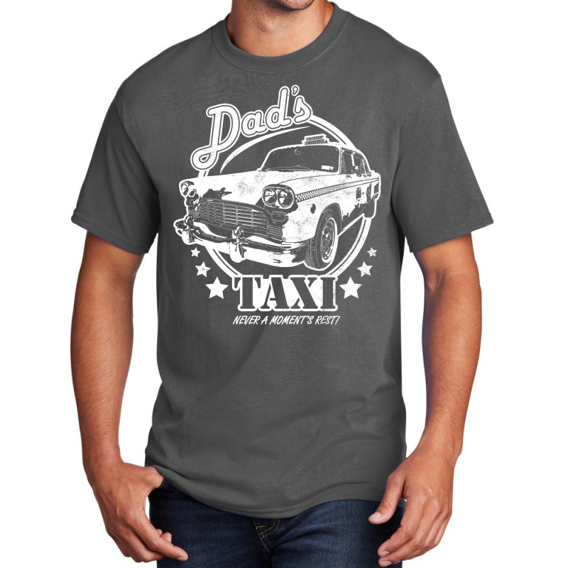 Dad's Taxi   White Basic T-shirt | Artistshot