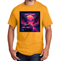 Car Retro Synthwave Basic T-shirt | Artistshot