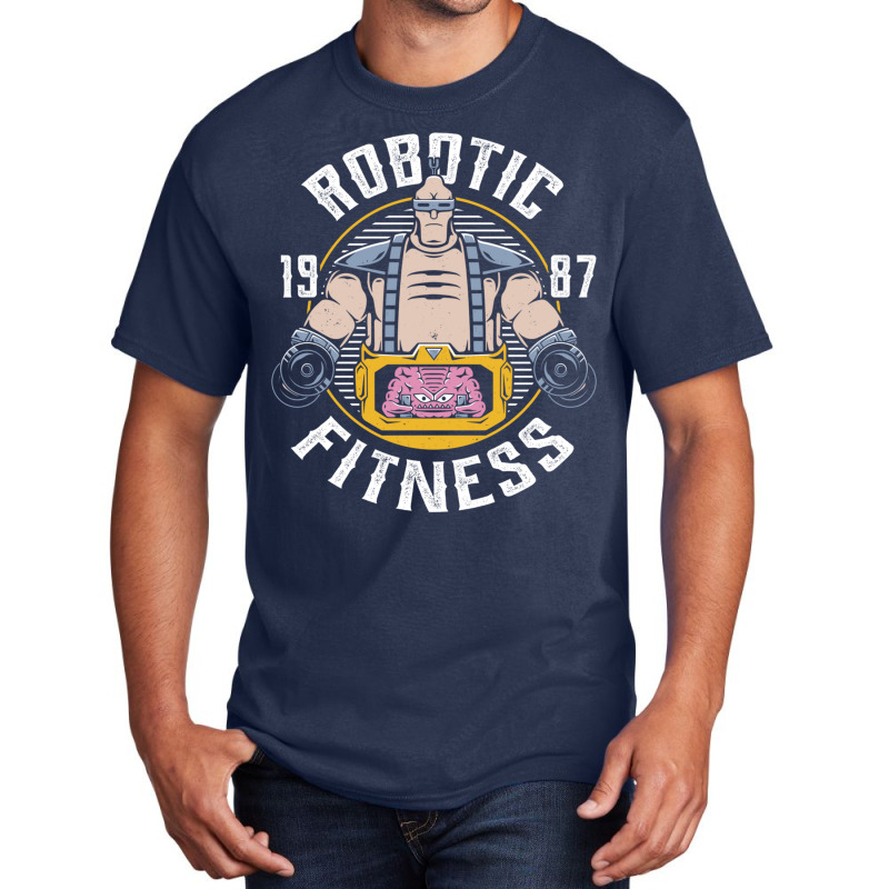 Robotic Fitness Basic T-shirt by enzycahojen | Artistshot