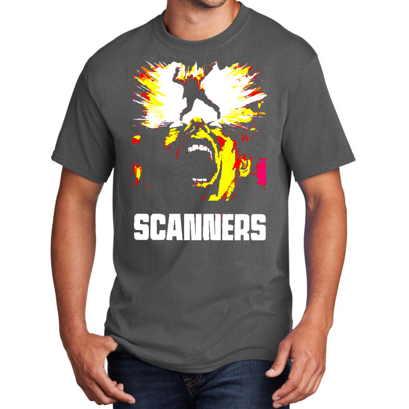 Scanners 1 Basic T-shirt by enzycahojen | Artistshot