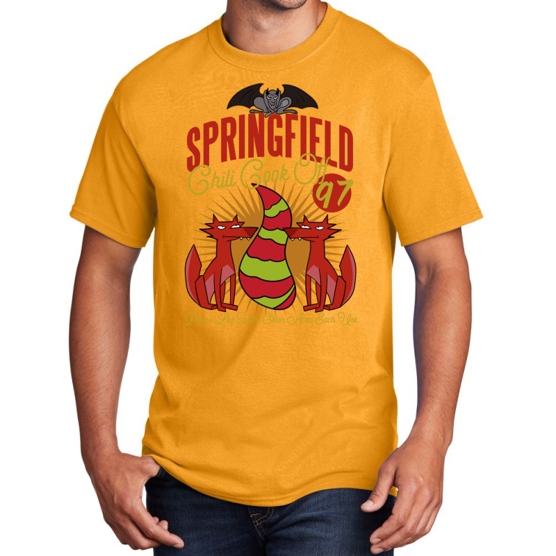 Springfield Chili Cook Off 1997 Basic T-shirt by juslinserrax | Artistshot