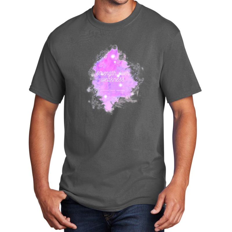 Strength Over Weakness Galaxy - Myasthenia Gravis Awareness Basic T-shirt | Artistshot