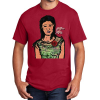 She Wore A Red Rose... Basic T-shirt | Artistshot