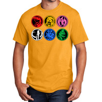 Six Power Coins Basic T-shirt | Artistshot