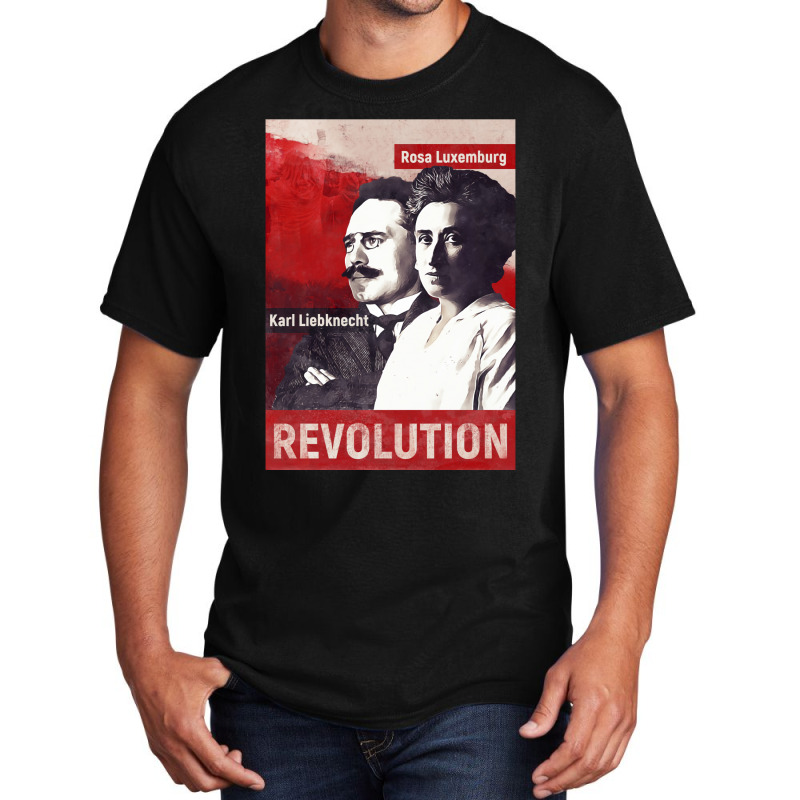 Rosa Luxemburg And Karl Liebknecht Basic T-shirt | Artistshot