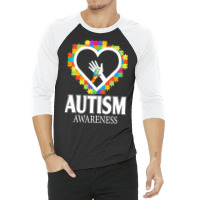 Autism Awareness T  Shirt Autism Awareness T  Shirt Autism Awareness 3/4 Sleeve Shirt | Artistshot