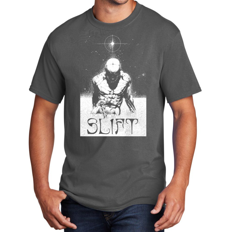 Slift Ummon Tour Whitestencil Basic T-shirt by yulderhogbenm | Artistshot