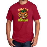 Smile Its Monday Meme Basic T-shirt | Artistshot