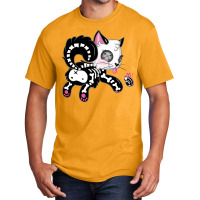 Skele Cat Basic T-shirt | Artistshot