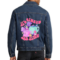 It's Always Tea Time Men Denim Jacket | Artistshot