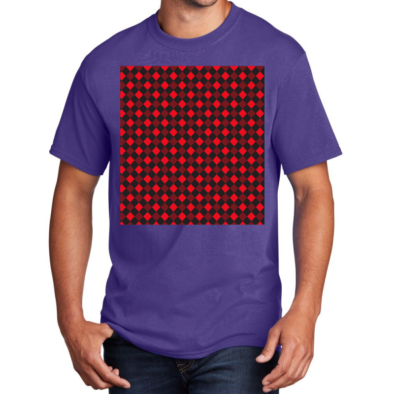 Limited Edition Buffalo Plaid Red Black Checks Pattern-cmsyj Basic T-shirt | Artistshot