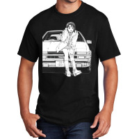 Initial D Natsuki Drift Touge Anime Eurobeat Basic T-shirt | Artistshot