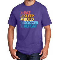 Master Builder Cute Block Building Soccer Vintage Basic T-shirt | Artistshot