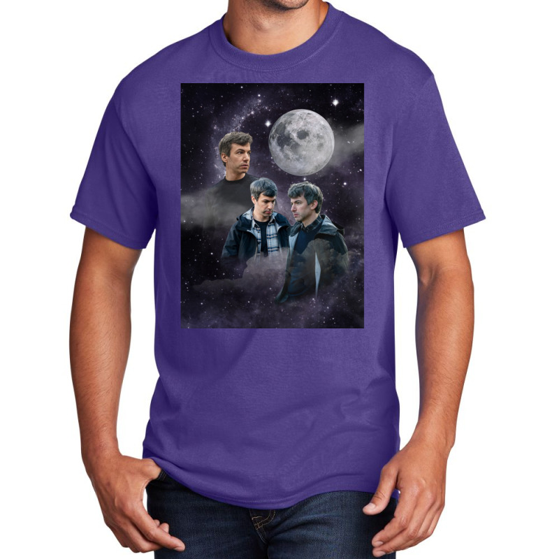 Nathan Fielder Dramatic Galaxy Wolf Print Style Basic T-shirt | Artistshot