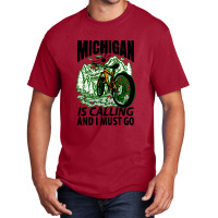 Regalo Michigan Travels Pod Basic T-shirt | Artistshot