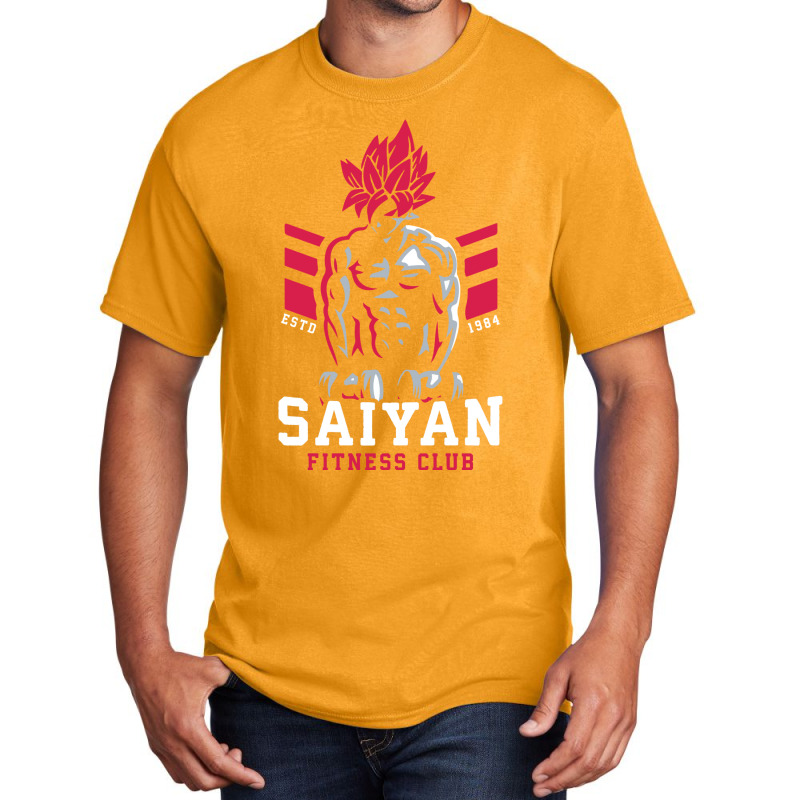 Saiyan Fitness Club   Anime Gym Basic T-shirt | Artistshot