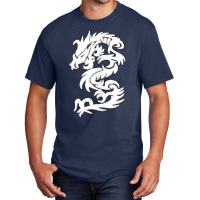 White Firedrake Chinese Dragon Kung Fun Tai Chi Dragon Basic T-shirt | Artistshot