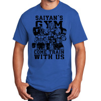 Saiyan's Gym   Come Train With Us   Anime Gym Motivational 1 Basic T-shirt | Artistshot