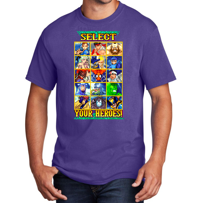 Select Your Heroes Basic T-shirt | Artistshot