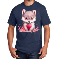 Wolf Valentine's Day T Shirt Basic T-shirt | Artistshot