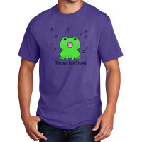 Green Frog Sing Your Favorite Song Basic T-shirt | Artistshot