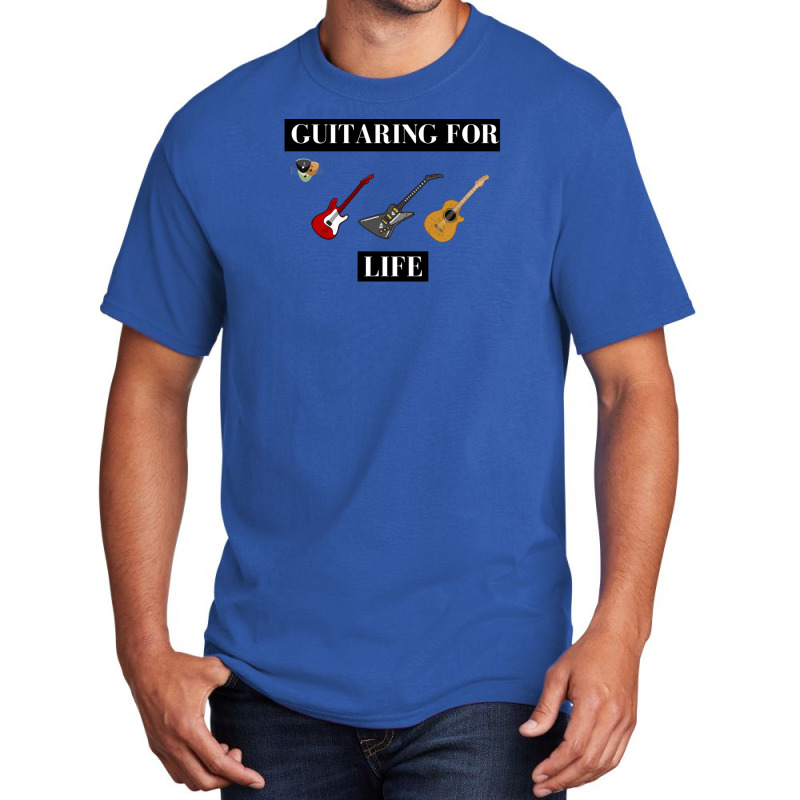 Guitaring For Life Basic T-shirt | Artistshot