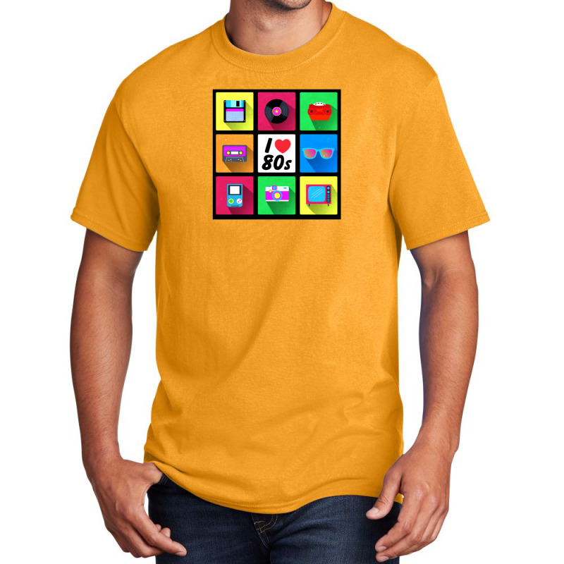 I Love 80's Essential Basic T-shirt | Artistshot